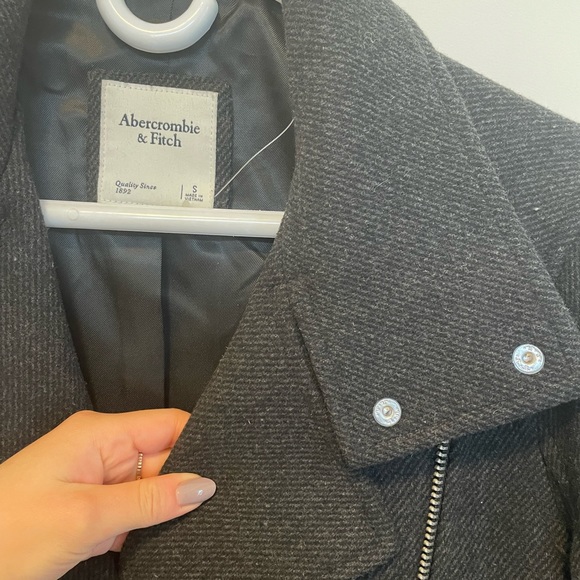 Abercrombie wool moto jacket - Picture 3 of 5